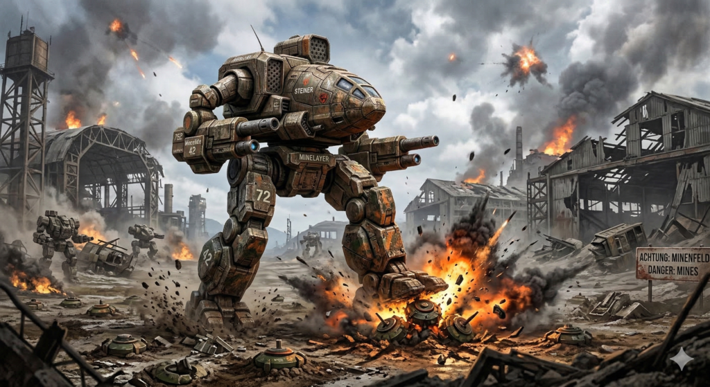 Minenfelder in Alpha Strike meistern: Alles zu Dichte, Detonation, Thunder-Munition und dem Räumen von Feldern. Jetzt lesen!